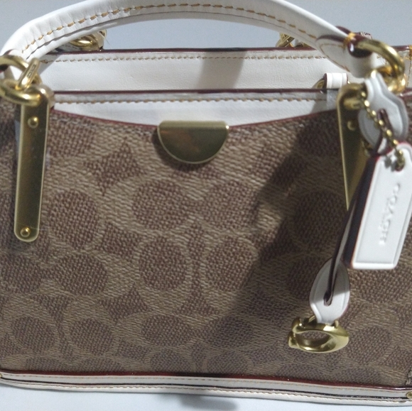 Coach signature logo dreamer 21 leather handbag - Picture 10 of 15